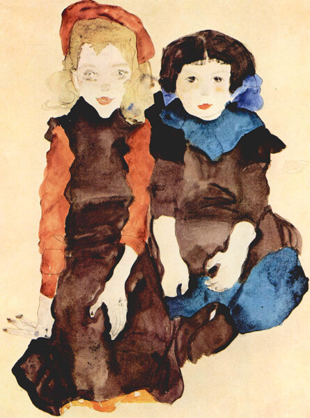 Girls by Schiele